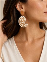 Orecchini Cianfrone Gioielli Donna in Argento Conchiglia OCASHM01A-AR - OCASHM01A-AR